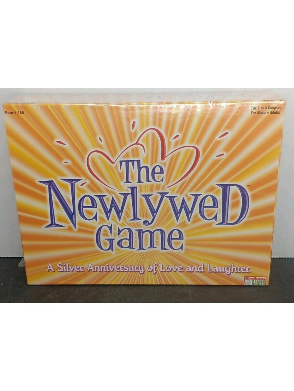 Vtg The Newlywed Game Board Game 1998 Endless Games Silver Anniversary Sealed
